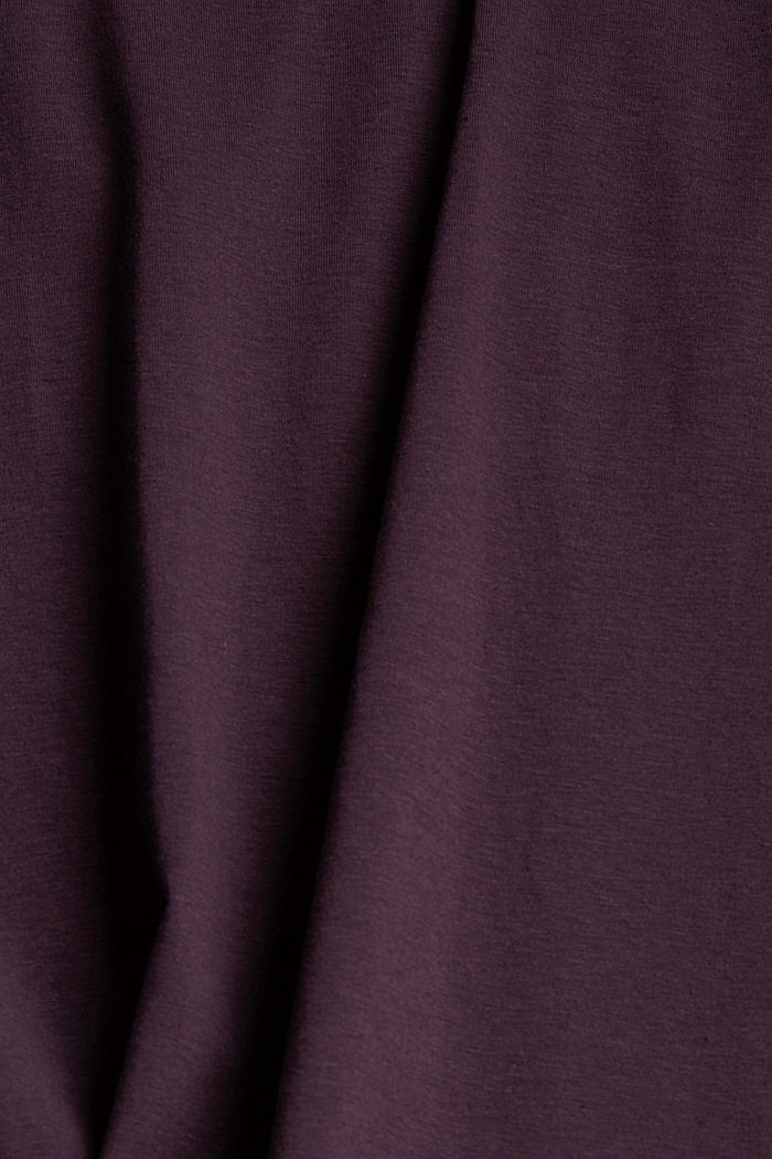 T-Shirts, AUBERGINE, detail image number 4