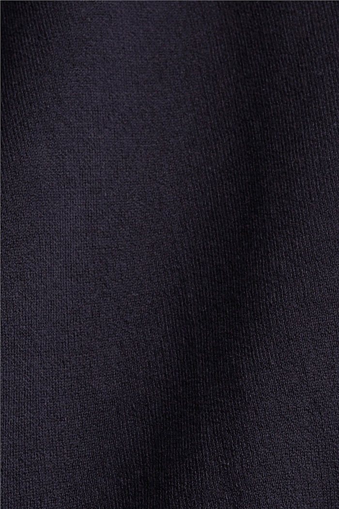 Pants flat knitted, NAVY, detail image number 4