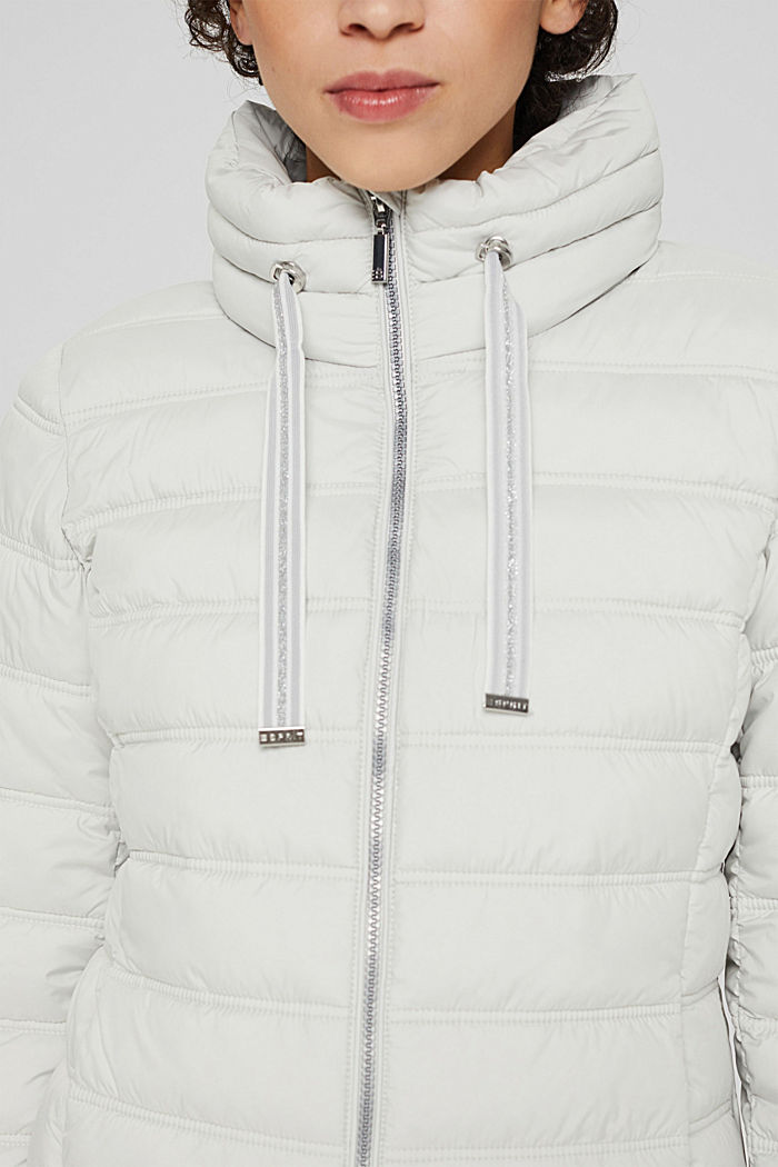 Recycled: Quilted jacket with 3M™ Thinsulate™, PASTEL GREY, detail image number 2