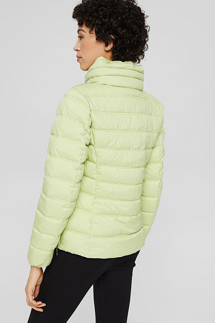 En matière recyclée : la veste matelassée à teneur en 3M™ Thinsulate™, PASTEL GREEN, detail image number 3