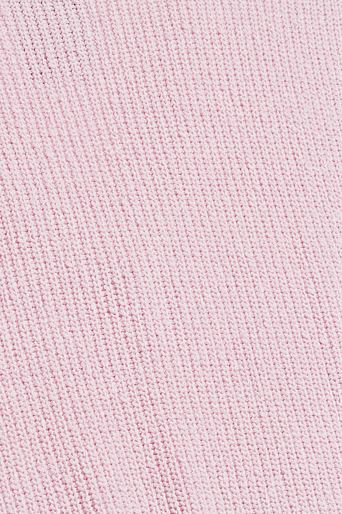 Cotton blend sleeveless jumper, LILAC, detail image number 4