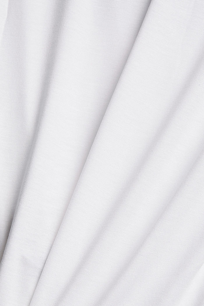 T-Shirt mit Print, LENZING™ ECOVERO™, WHITE, detail image number 4