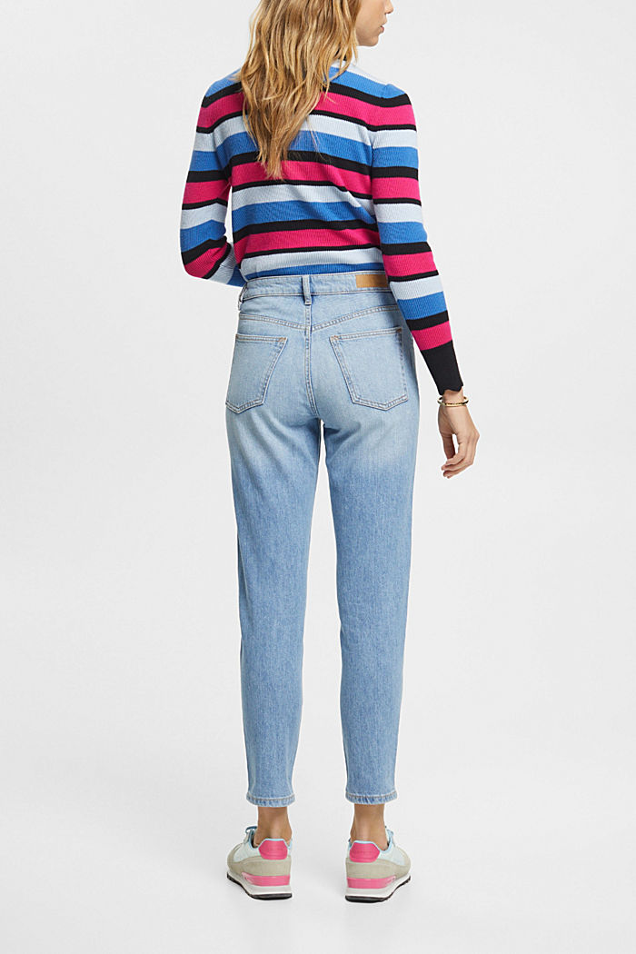 High-rise mom jeans, BLUE MEDIUM WASHED, detail-asia image number 3