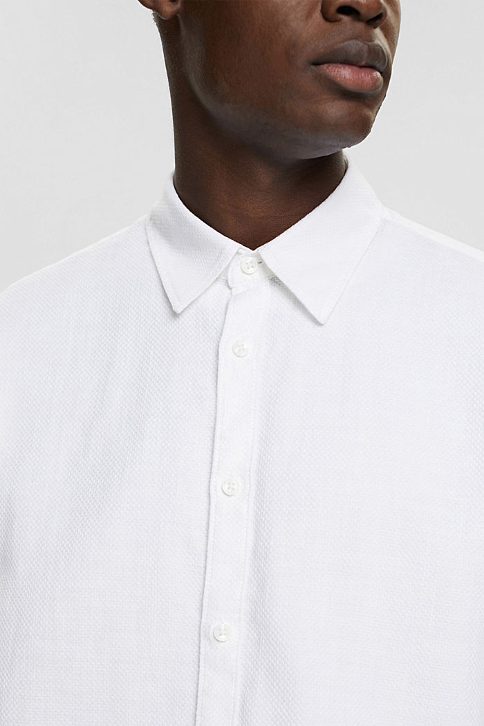 Dobby shirt, WHITE, detail-asia image number 4