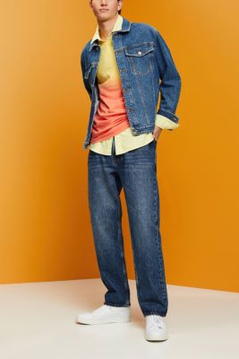 再生棉牛仔外套, BLUE MEDIUM WASHED, detail-asia image number 1