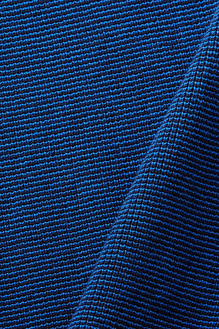 條紋半高領套頭毛衣, 海軍藍, detail-asia image number 5