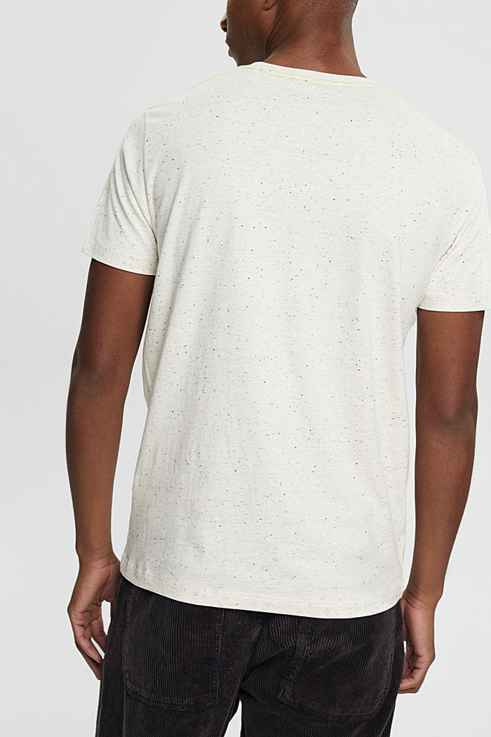混色針織 T 恤, 白色, detail-asia image number 3