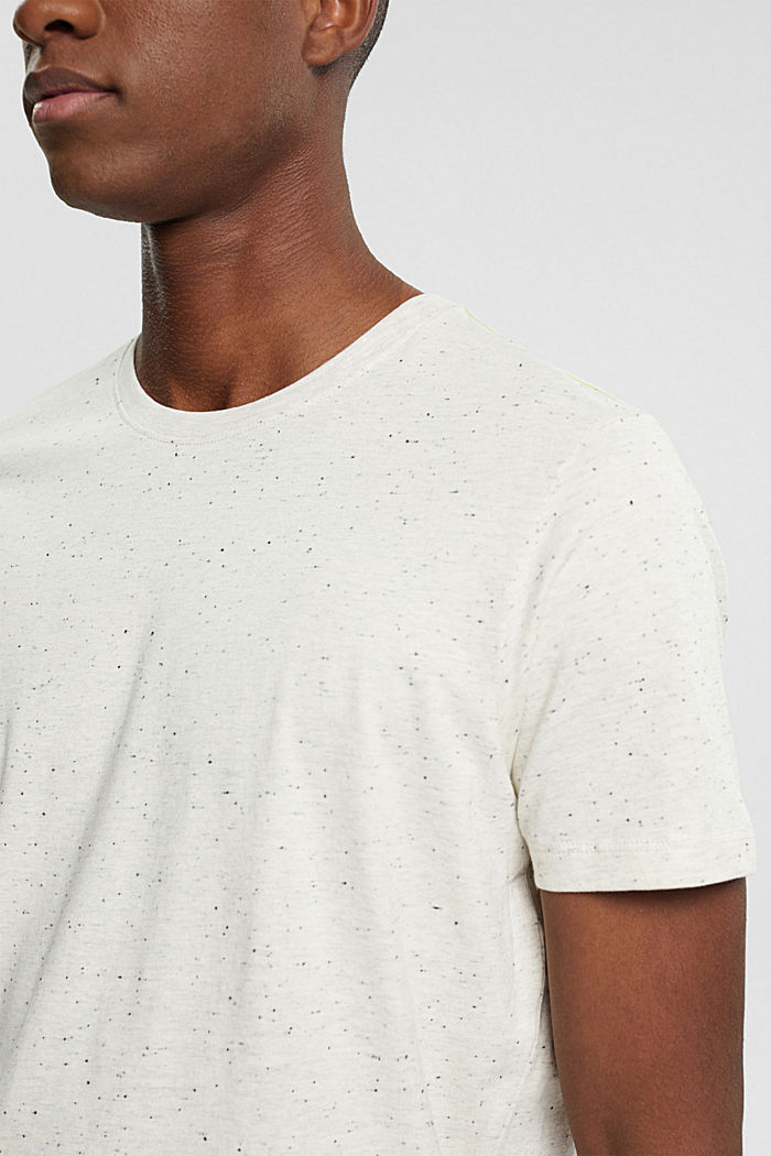 Flecked jersey t-shirt, WHITE, detail-asia image number 2