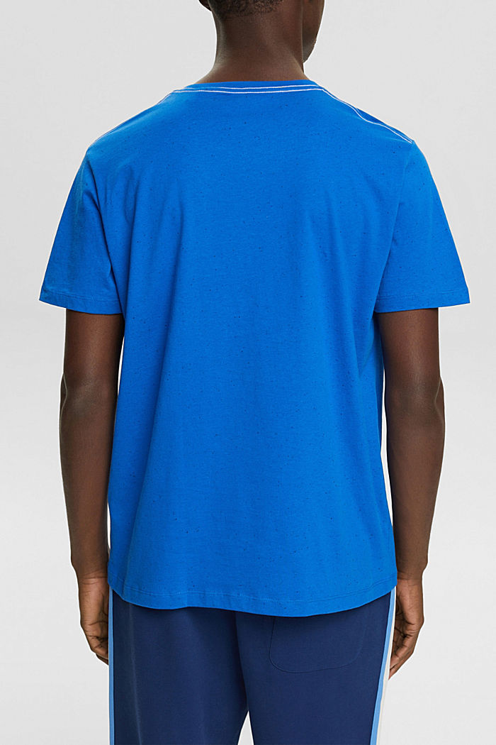 混色針織 T 恤, 藍色, detail-asia image number 3