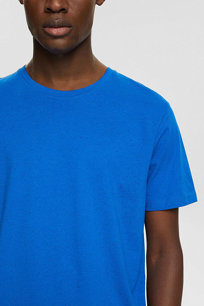 混色針織 T 恤, 藍色, detail-asia image number 2