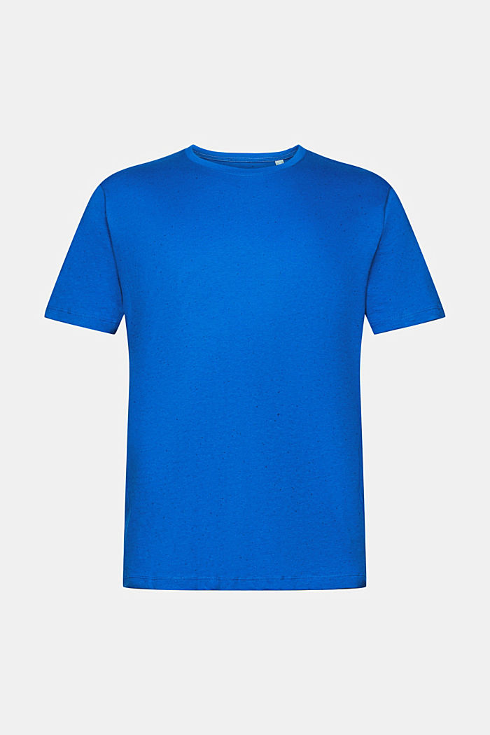 混色針織 T 恤, 藍色, detail-asia image number 6