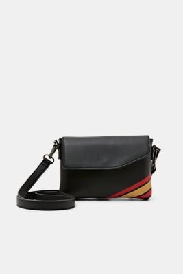 Faux leather clutch bag