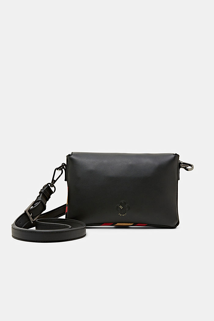 Faux leather clutch bag, BLACK, detail-asia image number 2