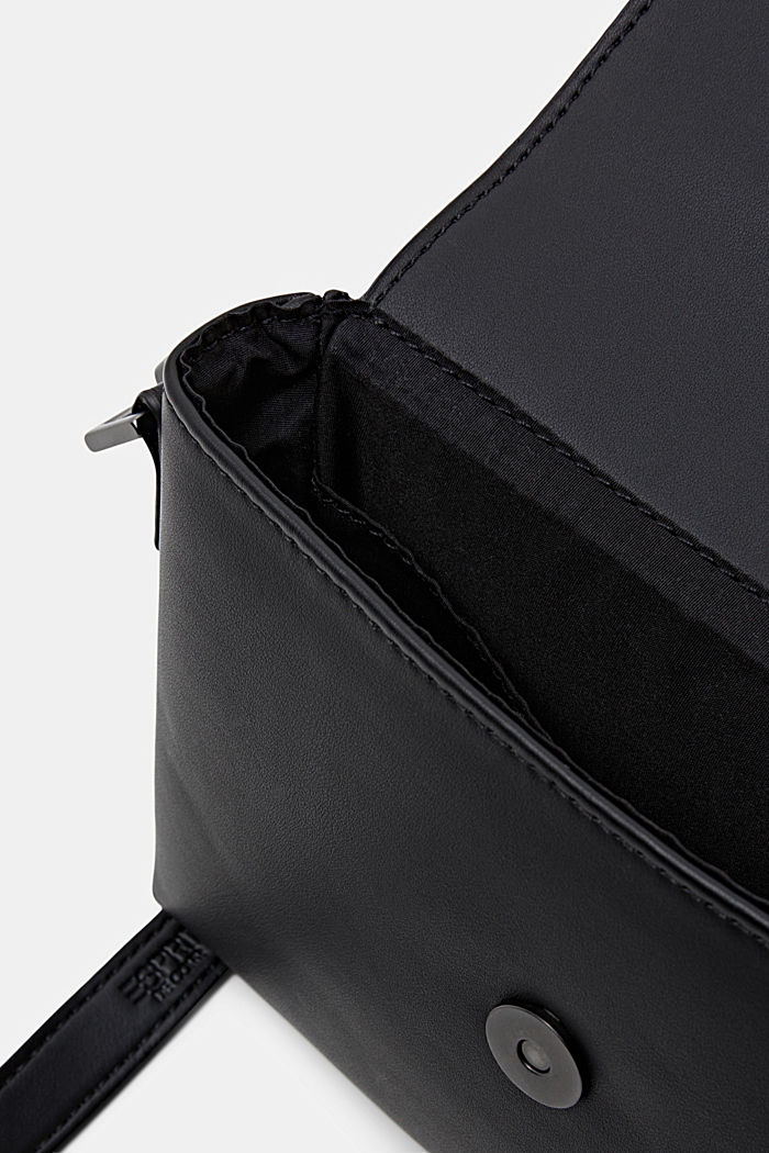 Faux leather clutch bag, BLACK, detail-asia image number 3