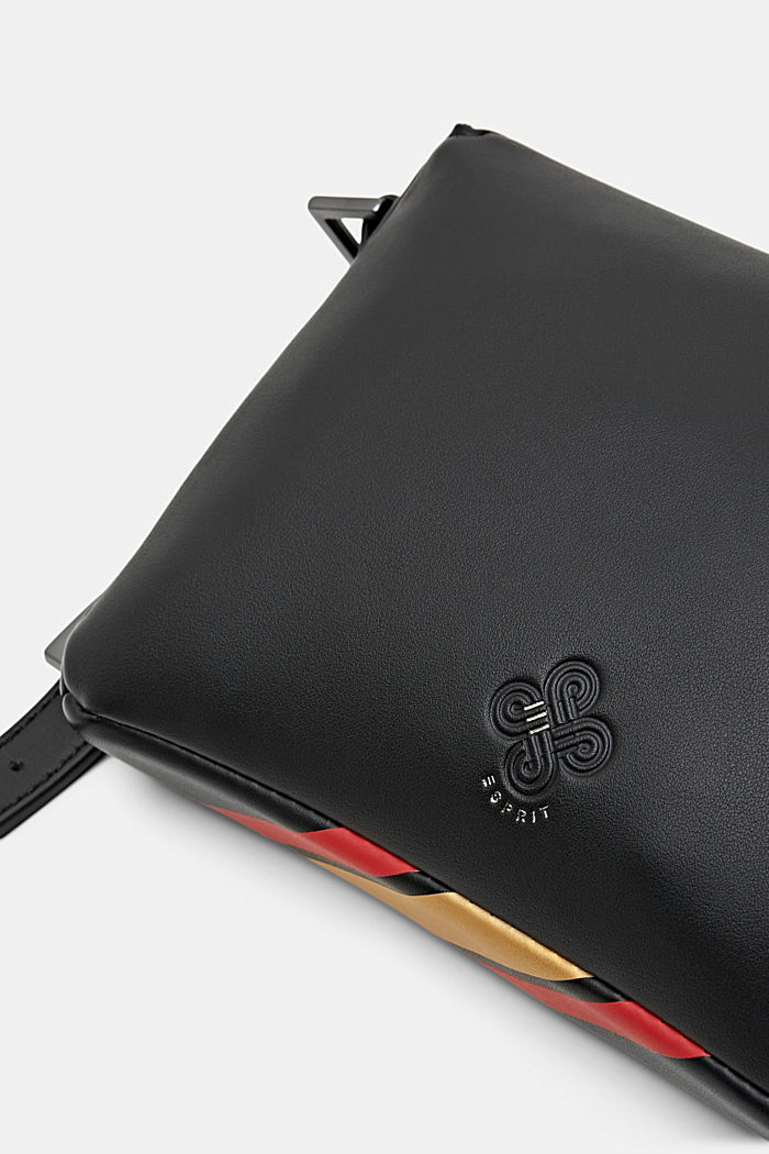 Faux leather clutch bag, BLACK, detail-asia image number 1