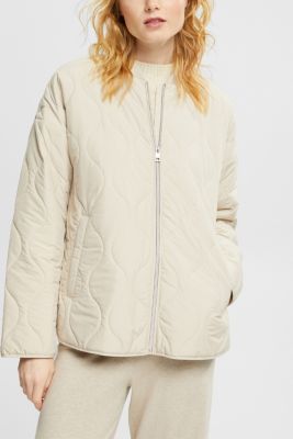 Ultra lightweight quilted bomber jacket