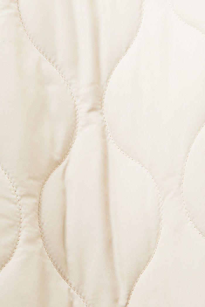 Ultra lightweight quilted bomber jacket, LIGHT TAUPE, detail-asia image number 4