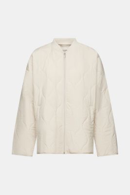 Ultra lightweight quilted bomber jacket