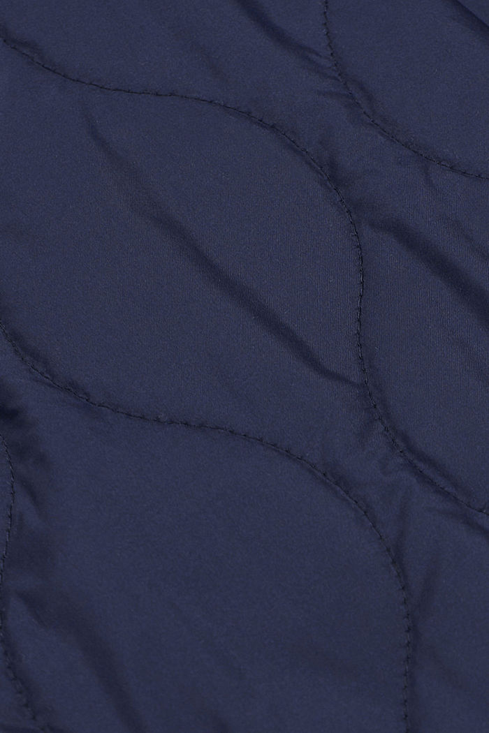 超輕質絎縫飛行員外套, 海軍藍, detail-asia image number 5