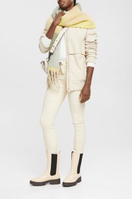 Panelled bomber jacket, LIGHT TAUPE, detail-asia image number 1