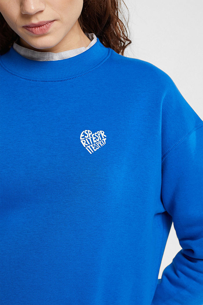 Sweatshirt with logo, BLUE, detail-asia image number 2