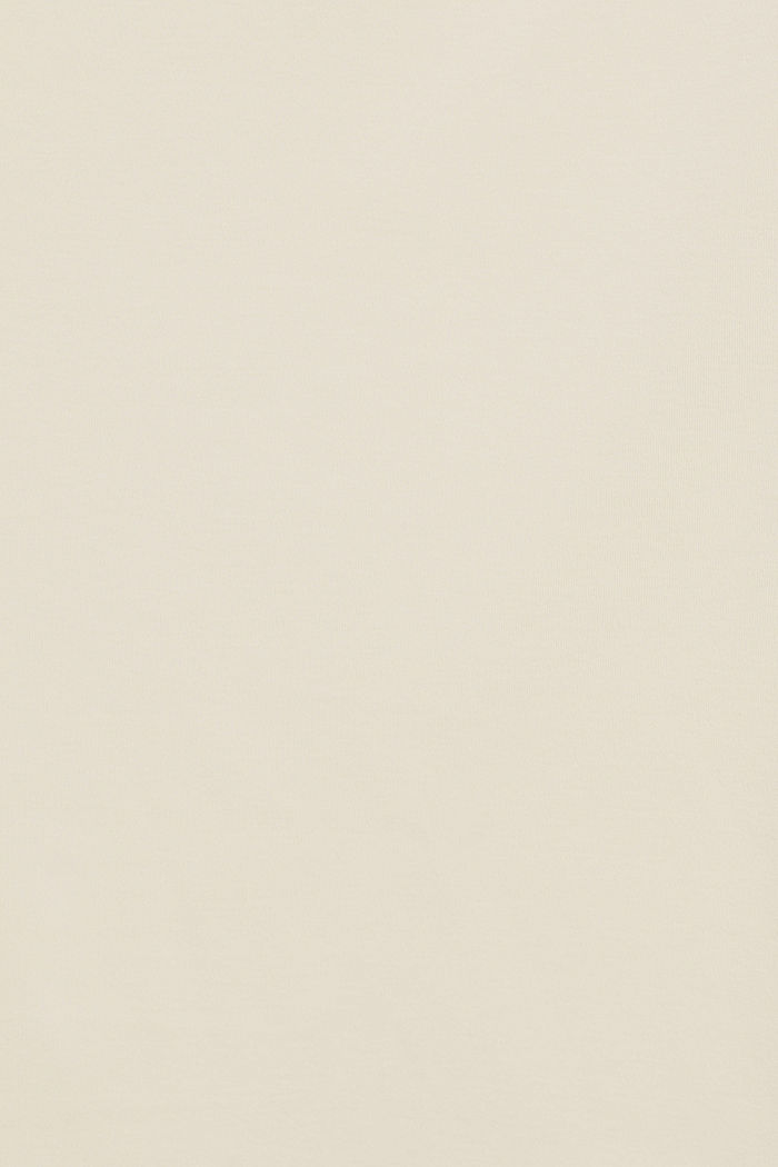 繡有LOGO標誌的有機棉T恤, 淺灰褐色, detail-asia image number 5