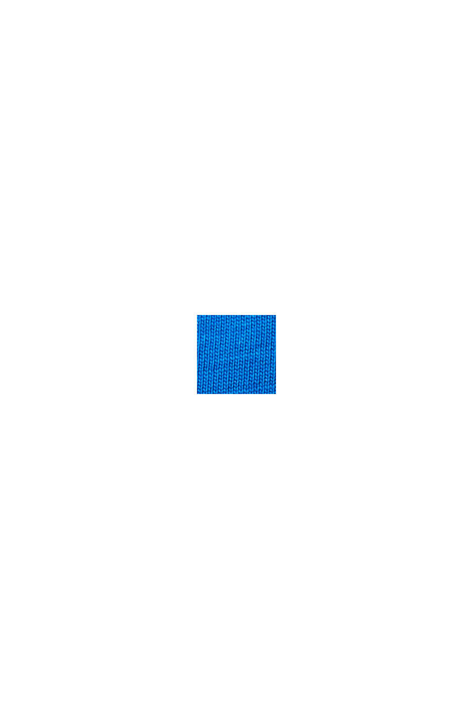 心形LOGO標誌純棉T恤, 藍色, swatch