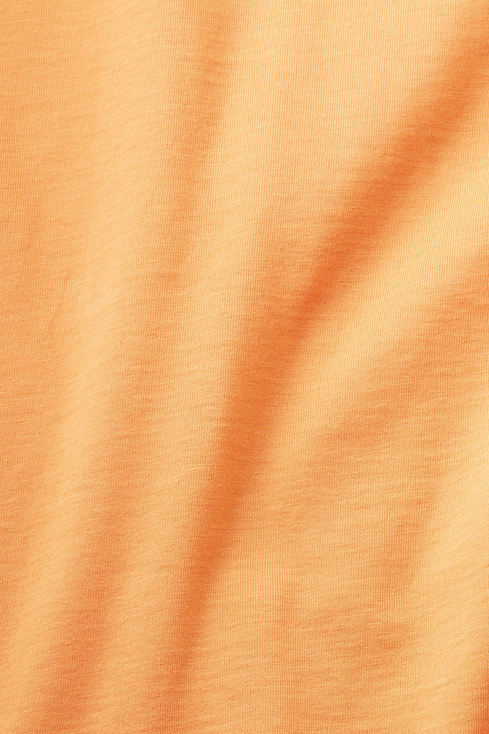 Cotton t-shirt with heart-shaped logo, GOLDEN ORANGE, detail-asia image number 5