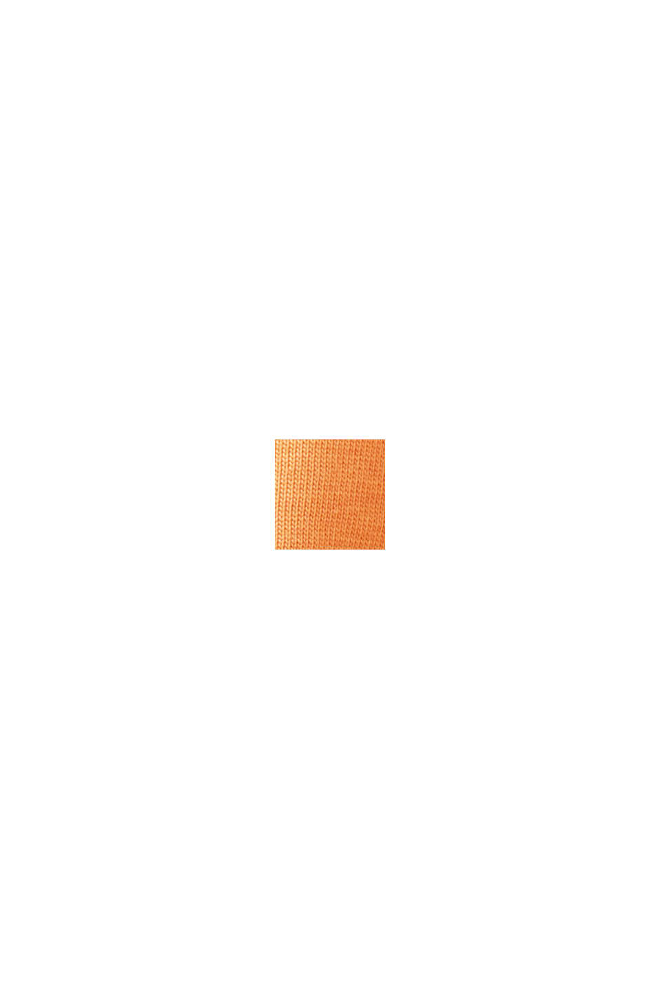 心形LOGO標誌純棉T恤, 橙金色, swatch