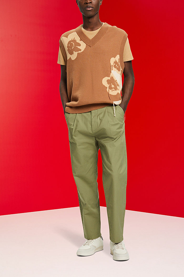 Balloon fit trousers, LIGHT KHAKI, detail-asia image number 2