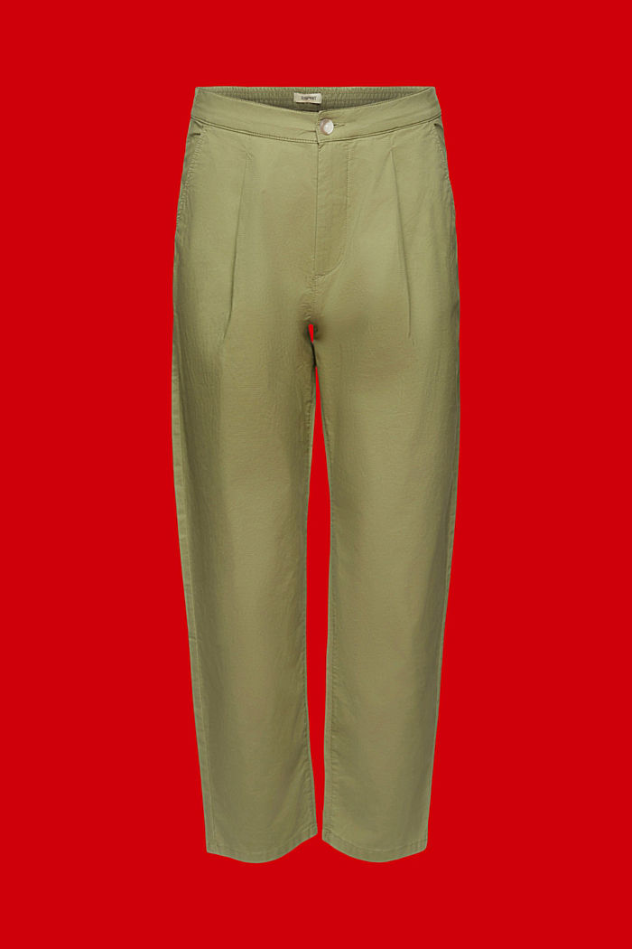 Balloon fit trousers, LIGHT KHAKI, detail-asia image number 6