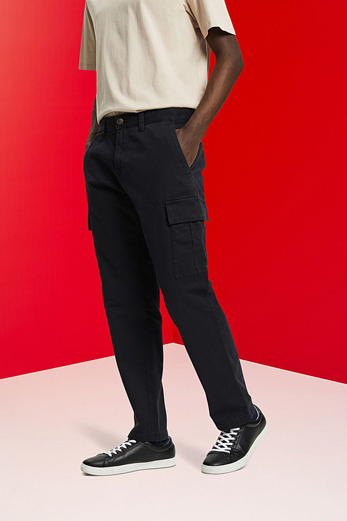 Cargo trousers, BLACK, detail-asia image number 0