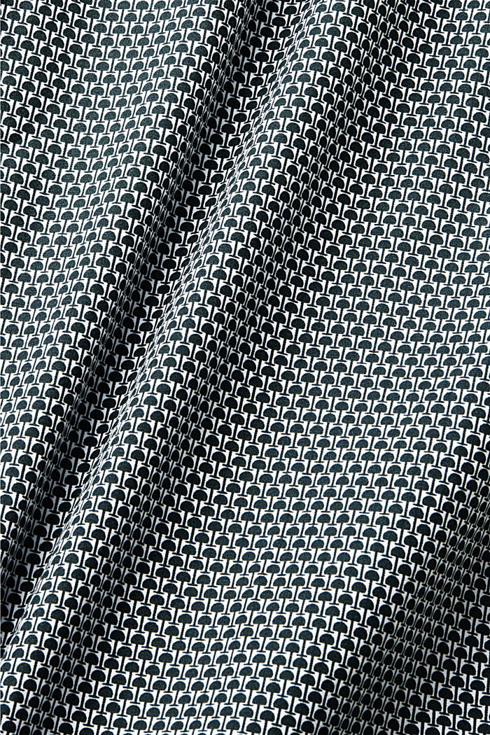 전체적인 패턴의 슬림 핏 셔츠, DARK TEAL GREEN, detail-asia image number 5