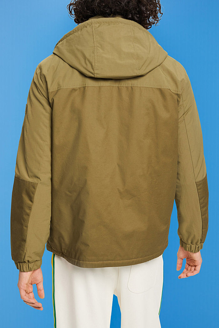 Utility jacket with detachable hood, LIGHT KHAKI, detail-asia image number 3