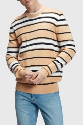 Striped jumper with cashmere
