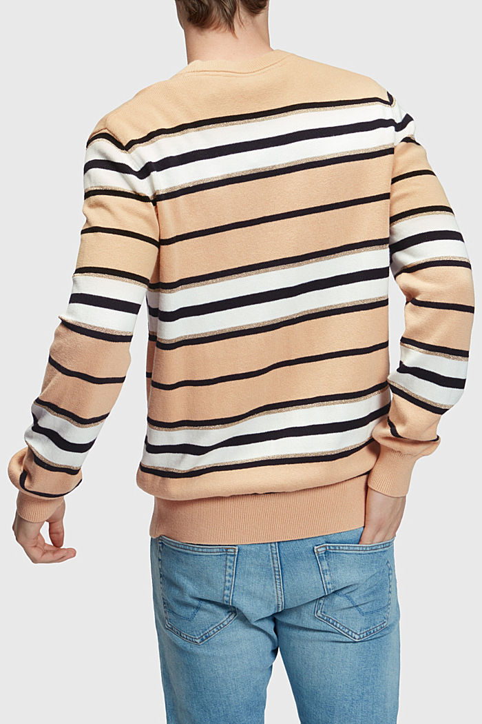 Striped jumper with cashmere, BEIGE, detail-asia image number 1