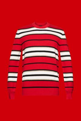 Striped jumper with cashmere