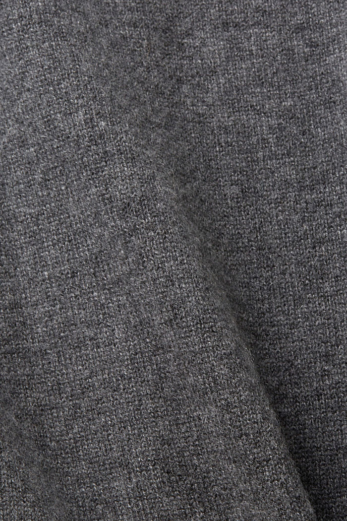 Cashmere sweater, ANTHRACITE, detail-asia image number 5
