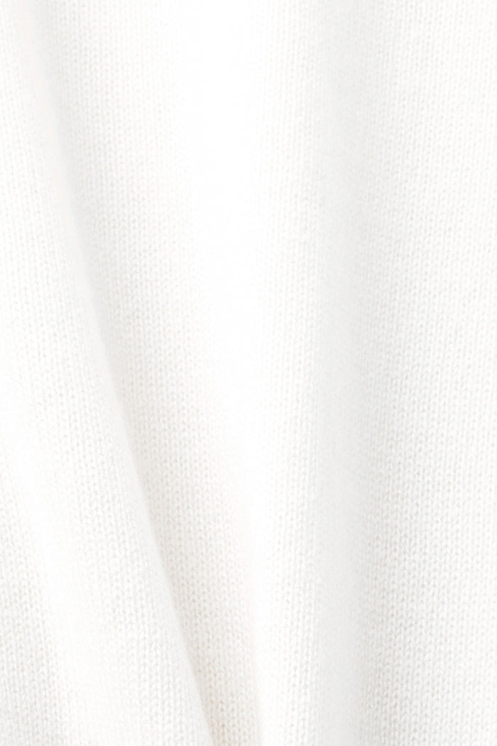 羊絨套頭衫, 白色, detail-asia image number 6