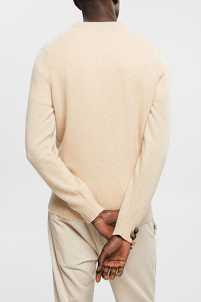 Cashmere sweater, SAND, detail-asia image number 3