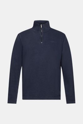 Half-zip troy jumper, NAVY, detail-asia image number 5