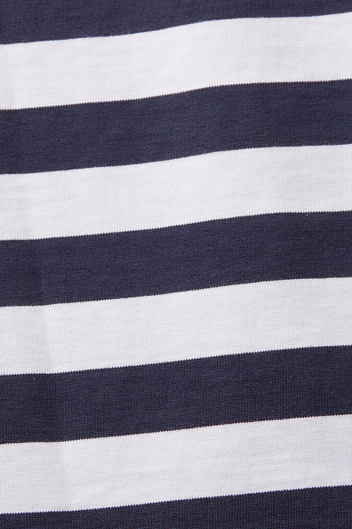 Striped crewneck T-shirt, NAVY, detail-asia image number 5