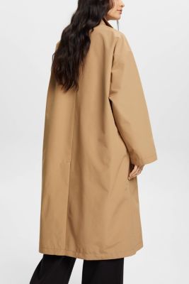 Oversized trench coat, KHAKI BEIGE, detail-asia image number 3