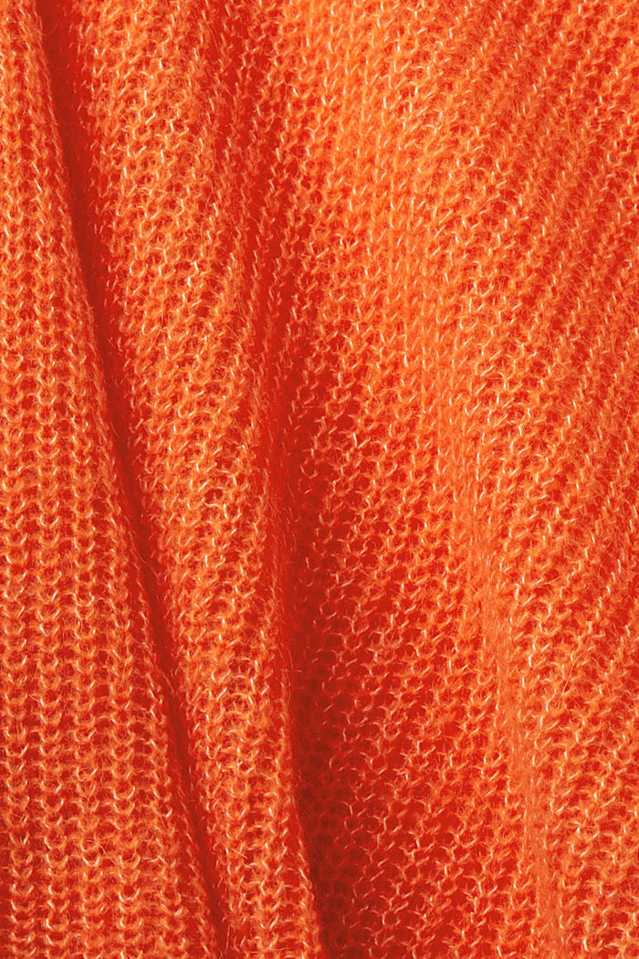 Blended mohair jumper, ORANGE RED, detail-asia image number 5