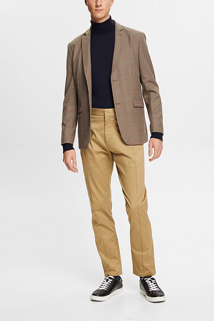 Pintuck trousers, KHAKI BEIGE, detail-asia image number 5
