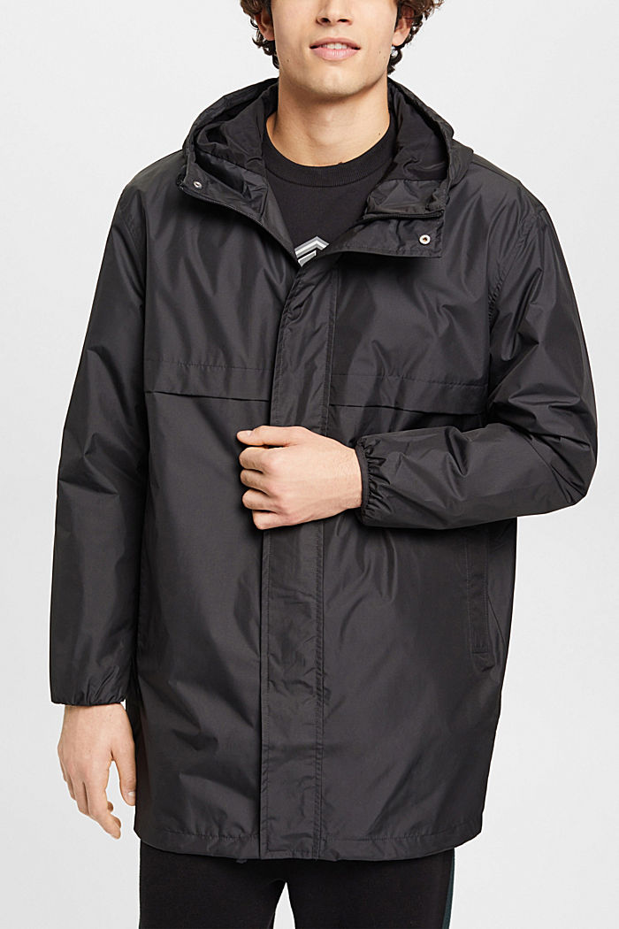 Lightweight rain jacket with hood