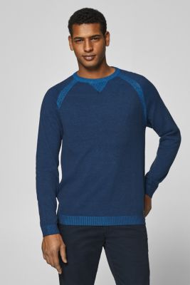 edc - Jumper with raglan sleeves, 100% cotton at our Online Shop