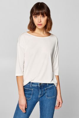 Esprit Top with fashionable threequarter length sleeves at our