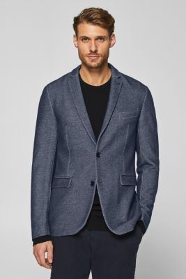 Esprit - Jacket made of textured jersey at our Online Shop