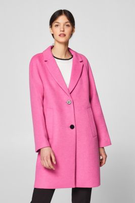 Esprit - Wool blend: Blazer coat made of soft blended fabric at our ...